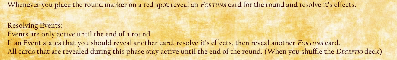 fortuna rules section